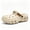 Off-White brown +cotton, variant on Unisex Garden Clogs, PVC Upper Foam Sole Winter Mule Slippers for Men Women Indoor Outdoor Daily Wear Footwear