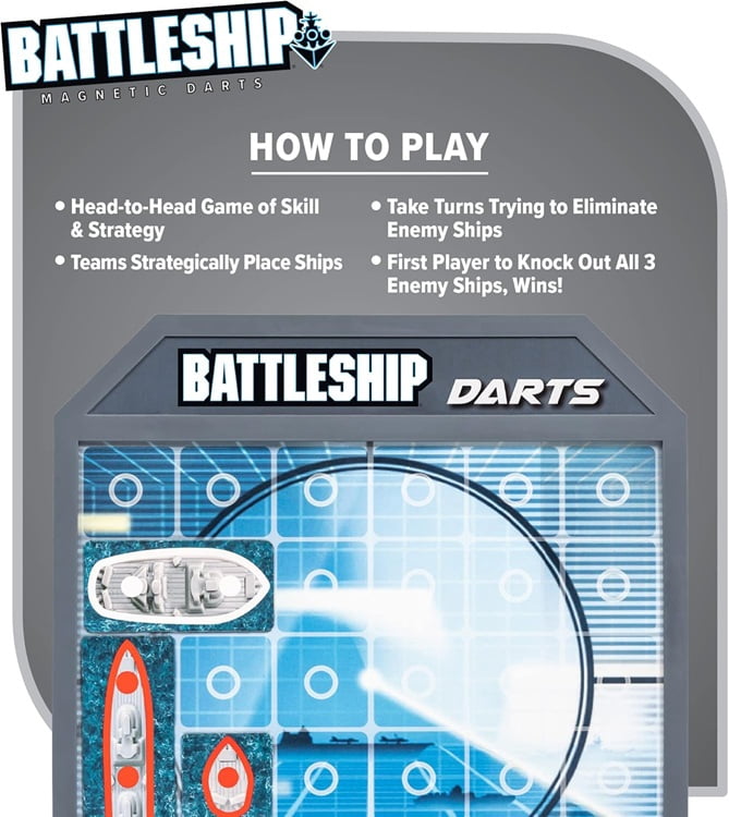EastPoint Sports Battleship Darts - Magnetic Dartboard