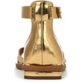 thumbnail image 5 of Franco Sarto Women's Elisa Ankle Strap Flat Sandal Gold 7.5M, 5 of 6