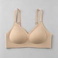 thumbnail image 2 of ATOYSOY Wireless Women Bras Comfortable Seamless Delta Cup Bra No Underwire Adjustable Straps Solid Color For Everyday Wear And Light Activities, 2 of 6