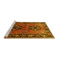 thumbnail image 2 of Ahgly Company Machine Washable Indoor Rectangle Persian Yellow Traditional Area Rugs, 7' x 10', 2 of 4