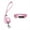 Pink, variant on azuza Dog Collar and Leash Set Nylon Collar Leash for Small Medium and Large Dogs