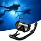 thumbnail image 2 of Máscara de buceo con tubo de respiración: montura grande, gel de sílice, a prueba de fugas, para hombres, mujeres y niños a partir de 8 años, 2 of 2
