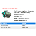thumbnail image 2 of Fuel Pressure Regulator - Compatible with 1992 - 1995 GMC Jimmy 1993 1994, 2 of 2