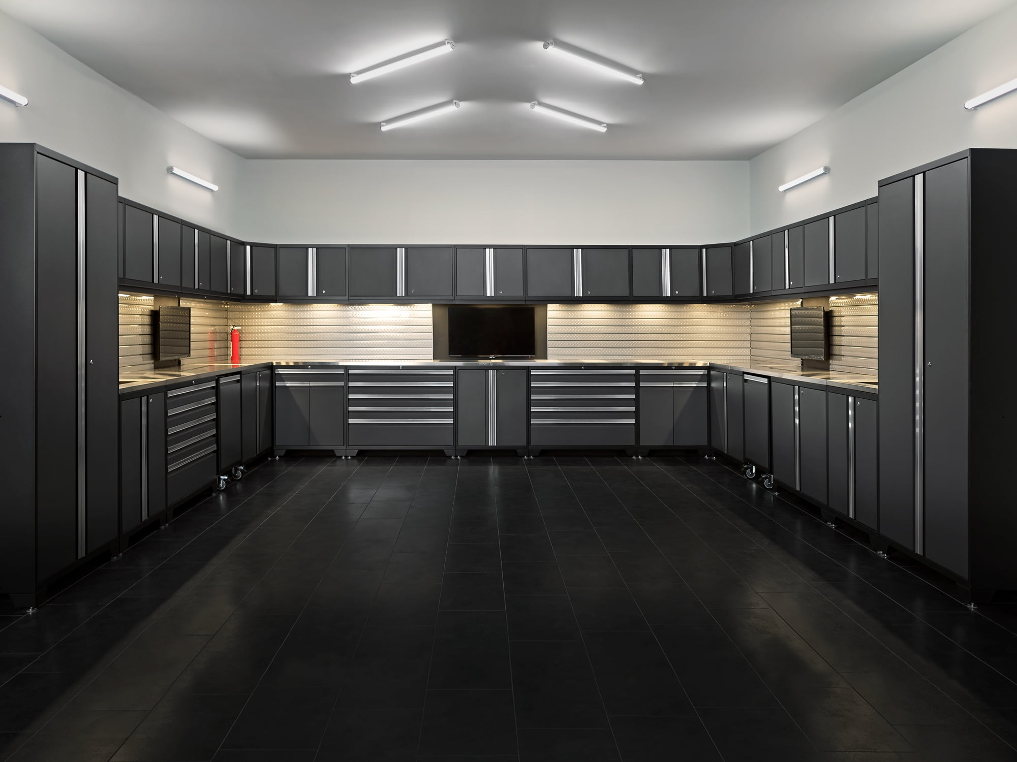 NewAge Products Vinyl Tile Flooring - 800 sqft - Slate Gray