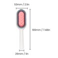 thumbnail image 1 of Long Bristles Pink Pet Brush Grooming Comb Soft Bristles Pet Grooming Brush for Massage Removal of Loose Tangled Hair, 1 of 5