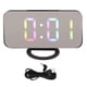 thumbnail image 2 of Reloj digital LED Jadeshay Alarma Digital Espejo USB Dual, 2 of 8