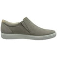thumbnail image 3 of ECCO Women's Soft 7 Side Zip Sneaker, Warm Grey Nubuck, 10-10.5, 3 of 6