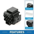 thumbnail image 4 of Conector de faro halógeno LED de 8 pines a prueba de agua para Hyundai Elantra 2011-2015, 4 of 6