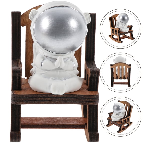 FOMIYES Small Statue Decor Astronaut Statue Multi 1 Set