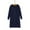 Navy, variant on Toddler Girls Winter Hooded Home Dress Zippered Nightdress Comfortable Nightgown Long Home Dress Purple 11-12 Years