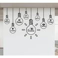 thumbnail image 2 of BH-JJSMGS Creative Light Bulb Office Wall Sticker Success Teamwork Wall Decal Office Wall Decoration Vinyl Sticker Modern Art Mural-Black, 2 of 4