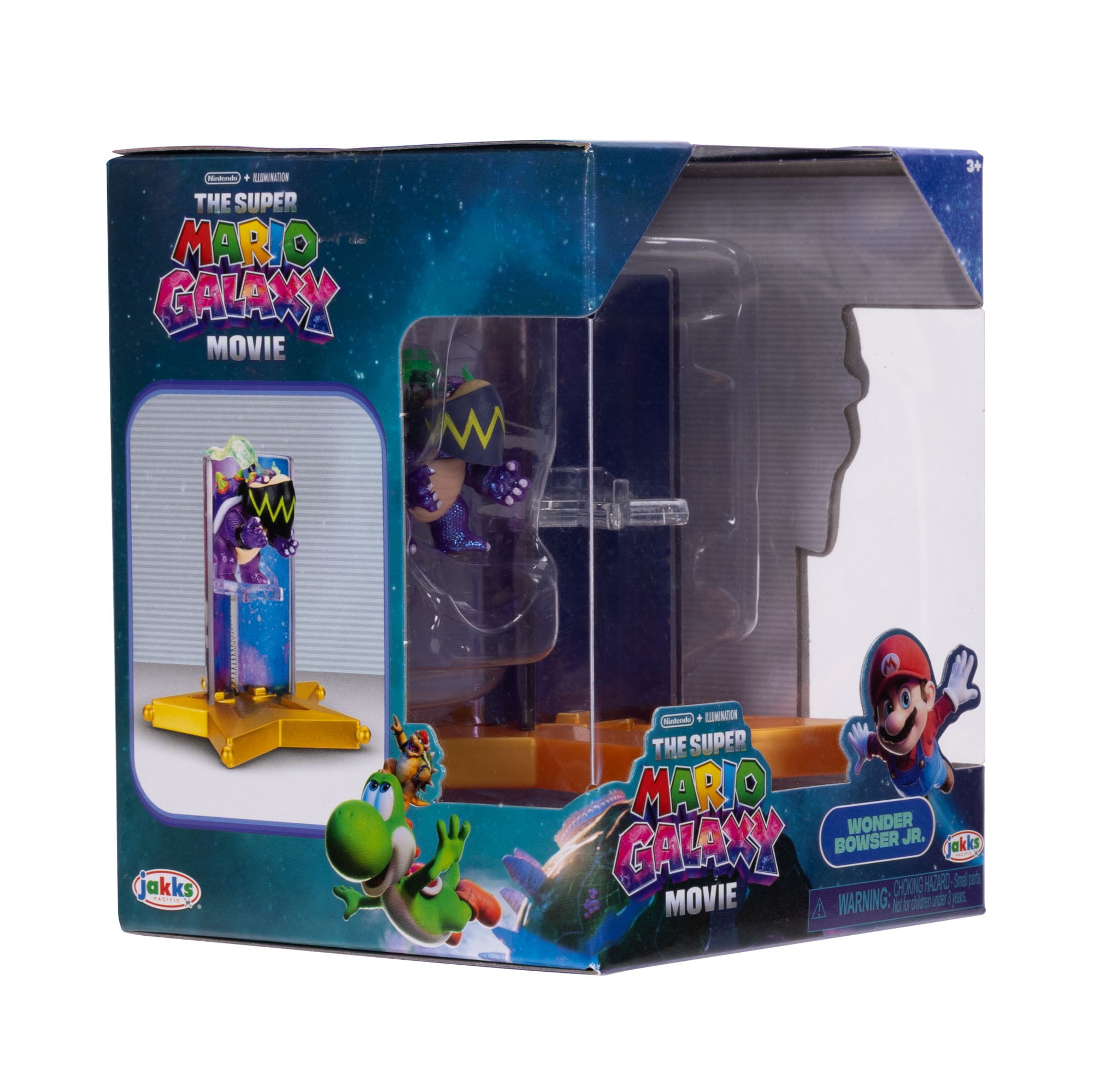 The Super Mario Galaxy Movie 1.5 inch Wonder Bowser Jr. Action Figure with Star Launcher Accessory