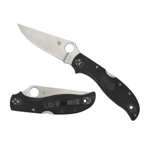 Spyderco Knives Spyderco Stretch 2 XL Lightweight Folding Knife 3.92in Serrated FRN SPC258SBK