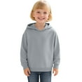 thumbnail image 4 of Kid Hoodie Kids Grey Hooded Casual Long Sleeve Classic Hoodie Warm Fall Winter Clothes Little Girl Clothes 3-4 Years, 4 of 4