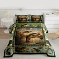 thumbnail image 2 of Castle Fairy Big Bass Fish Full Size Comforter Sets 3-Piece for Female Men Women,Geometric Plaid Bedding Comforter Set,Fishing Theme Lightweight Bedding Sets,Ultra Soft Home Decor,Reversible, 2 of 8