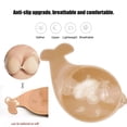 thumbnail image 3 of Sujetador invisible de silicona para mujer Push Up Dolphin Breast Lift Up Bra Tape Stickers Sujetadores adhesivos de pasta de pecho anti vaciado para mujer (Negro, L/XL) brillar Electrónica, 3 of 6