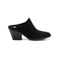 thumbnail image 2 of Aqua College Womens Nia  Suede Slip On Mules, 2 of 5