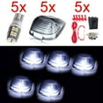 thumbnail image 5 of CCIYU 5x Smoke Clearance Cab marker Light + T10 20-3528-SMD White LED Bulb + Wiring Pack Fit Replacement fit for Ford Super duty pickup truck, 5 of 5