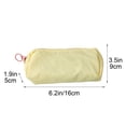 thumbnail image 3 of Lksixu Simple Pencil Pouch, Large Capacity Solid Color Pencil Case with Color-Blocking Zipper, Aesthetic Stationery Organizer, Lightweight & Spacious Pencil Bag, Portable Travel Makeup Bag, 3 of 7