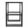 thumbnail image 6 of Wood and Iron Writing Desk with Storage, 6 of 8