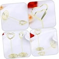 thumbnail image 5 of 40 Pcs Coeur Tag Titulaire de Carte de Table Mariage Cadre Cadre Métal Carte de Visite Titulaire Cartes Table Image Stands Table Signe Stand Support Photo Partie Fournitures Recette, 5 of 5