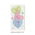 thumbnail image 2 of Fasiaou Valentines Day Kitchen Towels Pink Heart Love Valentine Dish Cloths Farmhouse Wedding Anniversary Hand Towels for Kitchen Decoration,Multicolor, 2 of 3
