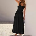 thumbnail image 2 of Tosmy Summer Dress 2024 Female Summer Sleeveless Smocked Empire Waist Tank Dress Summer Beach Tiered Long Dresses Elegant, 2 of 6