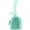 green, variant on Small Transparent Keychain Storage Pouch, Canvas PVC Zippered Bag for Essentials