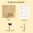 thumbnail image 7 of Music Park 3D Wooden Puzzles Moving Castle Music Box Kits Castle Building Model DIY Crafts Birthday Gift for Women, 7 of 7