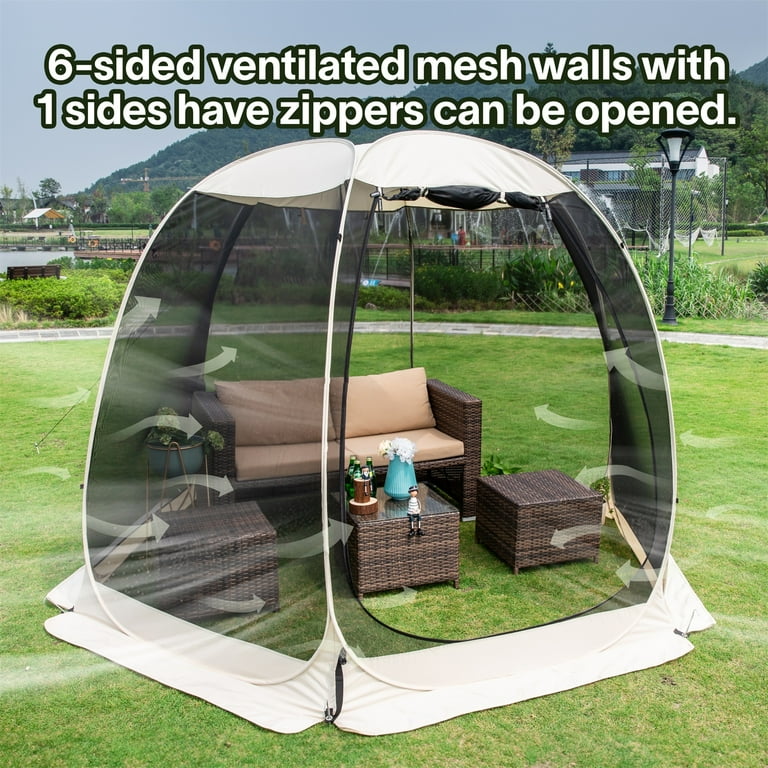 Alvantor Easy Pop Up Outside Portable Panel Screen House