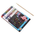 thumbnail image 3 of Cuadernos de papel para rascar Strade Fareast Limited con bolígrafo juego de Pintura para niños Color azul, 3 of 8