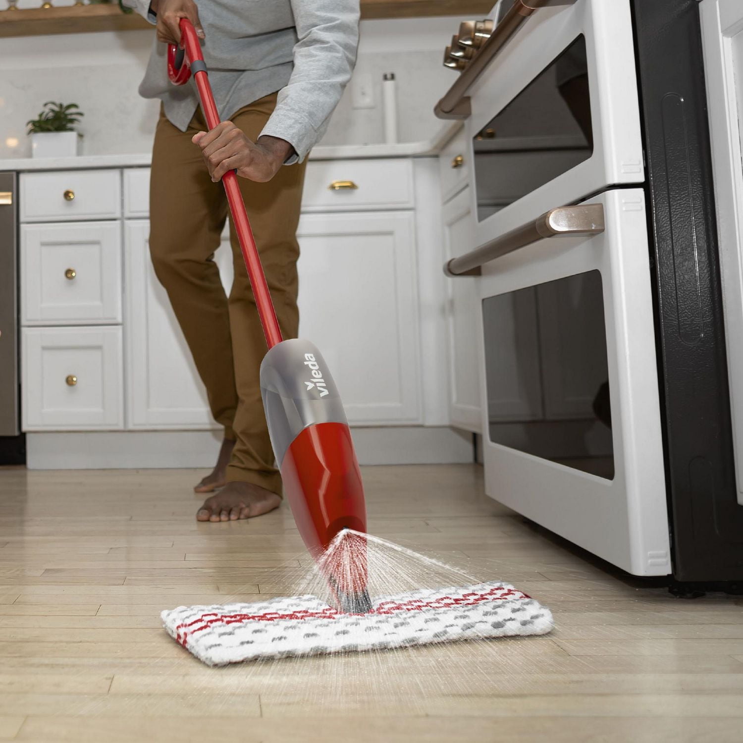 Recharge Vadrouille ProMist Max de Vileda - Réutilisable et lavable, Tête de remplacement 1 pièce