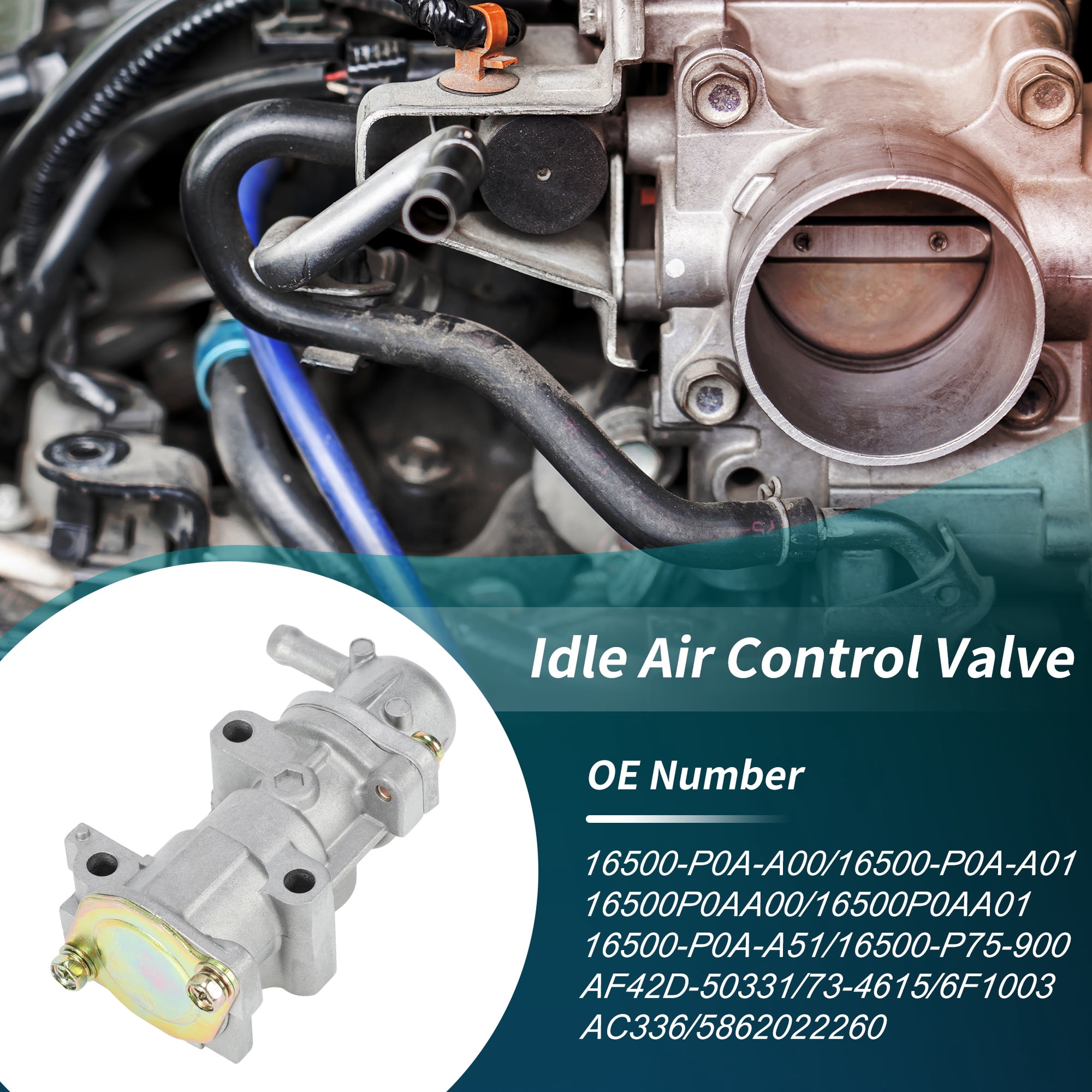 Unique Bargains Fast Idle Air Control Valve IACV for Honda CR-V 1997-2001 2.0L Idle Air Control Valve for Honda Accord 1994-1997 2.2L Replace No.16500-P0A-A00/16500-P0A-A01