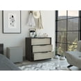 thumbnail image 5 of Nmkwnr 3 Drawer Dresser for Living Room, Bedroom, Black + Light Brown, 5 of 7