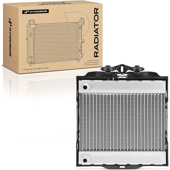 A-Premium Engine Coolant Radiator Assembly Compatible with BMW 528i xDrive 2012-2016, 535d xDrive 2014-2016, 535i 2011-2016, 535i GT xDrive 2011-2013, 740Ld xDrive, ActiveHybrid 5