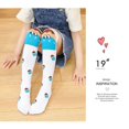 thumbnail image 4 of URMAGIC 3-10 Years Old Girls Knee High Socks Kids Cute Funny Cartoon Pattern Long Boot Socks 1 Pairs, 4 of 7