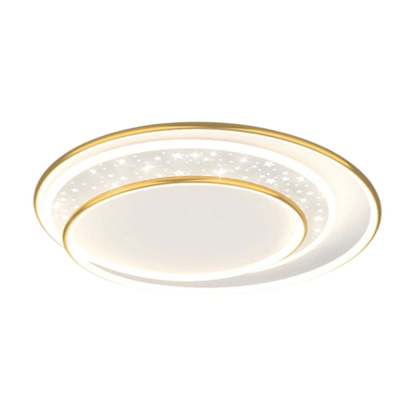 Three Color Lighting 19.69 In Bedroom Ceiling Light Round Lamp Modern Simples Scandinavian Cozy Room Creativess Light Fixtures