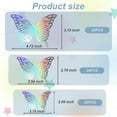 thumbnail image 3 of Lockways Butterfly Wall Decor - Butterfly Decorations for Birthday & Party Celebrations, Removable Stickers, 3 of 8
