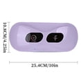 thumbnail image 3 of Masajeador Abdominal, Terapia de Vibración de Alta Frecuencia, Velocidad Ajustable, Diseño Inalámbrico y Recargable, Ideal para Cintura, Abdomen, Muslos, Espalda y Hombros, Portátil, 185 G,, 3 of 7