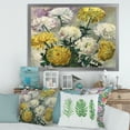 thumbnail image 3 of Designart 'Golden and White Daisies' Traditional Framed Art Print, 3 of 4