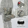 thumbnail image 4 of Portable Heated Hunting Seat Cushion, Outdoor Folding Chair Cushion with Waist Belt, Bleacher Seat for Sports Events, Hunting, Travelling, Hiking, Fishing, Power Bank Not Included（Camo）, 4 of 8