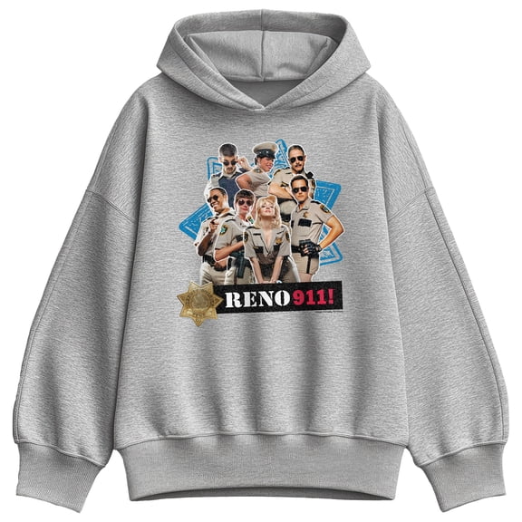 Reno 911 - Group Photo - Women's Oversized Fleece Hoodie Sweatshirt