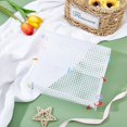 thumbnail image 5 of 5pcs Rectangle Mesh Plastic Canvas Clear Plastic Canvas Sheets Crossbody Plastic Net Cover for DIY Crafts Embroidery Knitting Bag, 5 of 7
