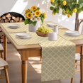 thumbnail image 6 of Placemats Set of 4, Yellow Morocco Texture Place Mats Geometric Tablemats Washable Placemat Table Decoration for Kitchen Table Dinner Party Home Decor Indoor Outdoor 13x19 Inch, 6 of 9