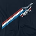 thumbnail image 2 of Top Gun T-Shirt Stripes Unisex Graphic Tee For Men & Women Navy&nbsp;, 2 of 7