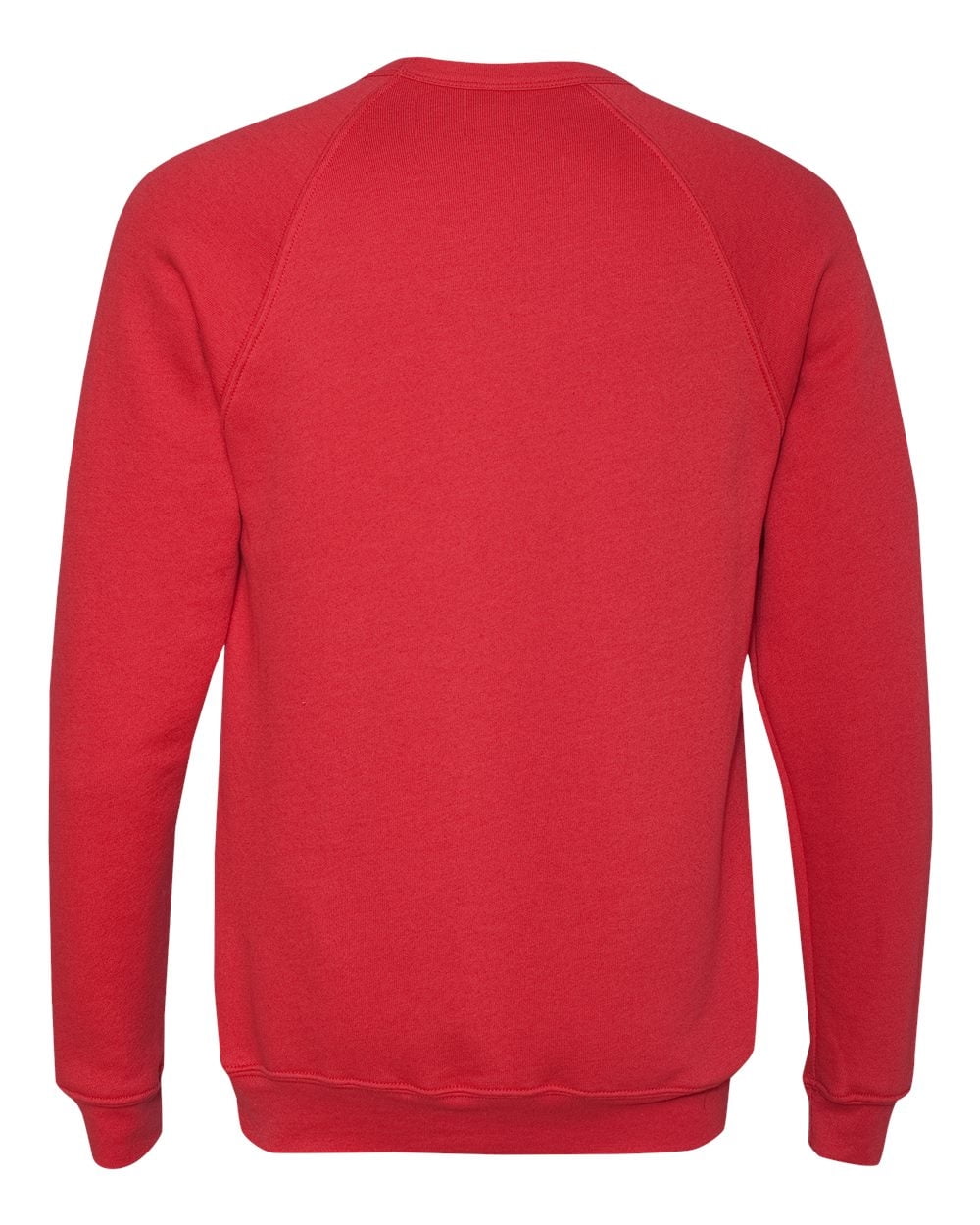 BELLA+CANVAS Adult Crew Neck Personalized Sweatshirt, Create your own Designs, Red, Medium, Unisex