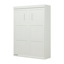 Atlin Designs Modern Queen Murphy Bed 65-inch Space-Saving in White