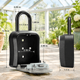 Key Group Lock Box Key Lock Box, Gray, 8, Outdoor 4-Digit Combination Lockbox for Key ...