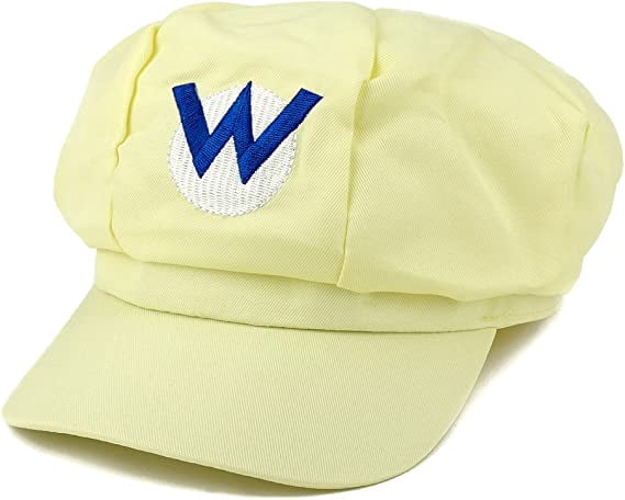 Mario, Luigi, Wario, Waluigi, Fire Mario Embroidered Newsboy Hat - Armycrew - FREE SHIPPING